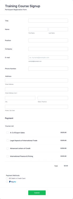 Multipage Grant Application Form Template Jotform