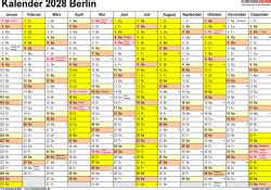 Kalender Berlin Ferien Feiertage Pdf Vorlagen