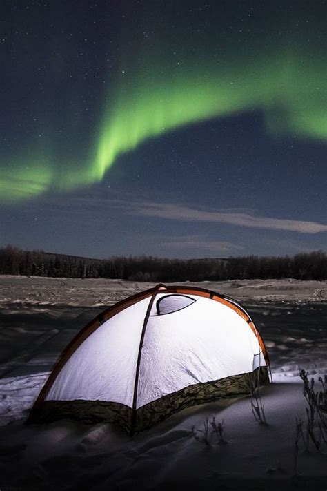 Camping Under The Northern Lights Click Pin Through To Post For More