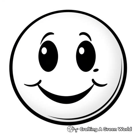 Smiley Face Coloring Pages Free And Printable