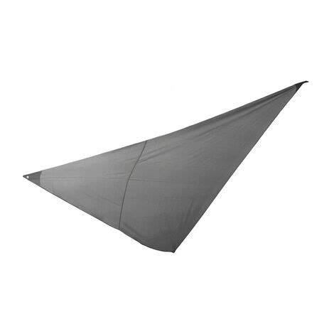 Voile D ombrage Triangulaire Gris Foncé 1 Housse 3 Cordes Inclus