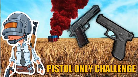 Solo Vs Squad Pistol Only Challenge ~ Pubg Mobile Youtube