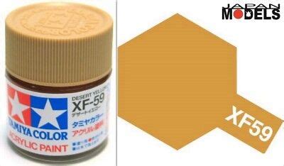 Acrylic Paint Colore Acrilico 10ml XF 59 XF59 DESERT YELLOW 81759