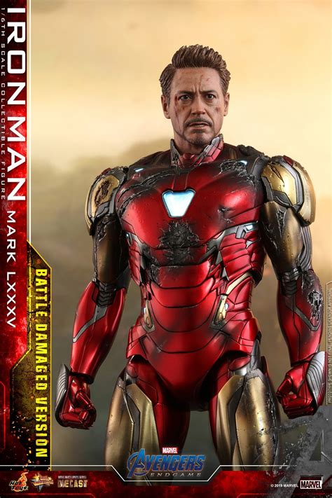 Hot Toys Avengers Endgame Battle Damaged Iron Man MMS D Scale Figure Kapow Toys