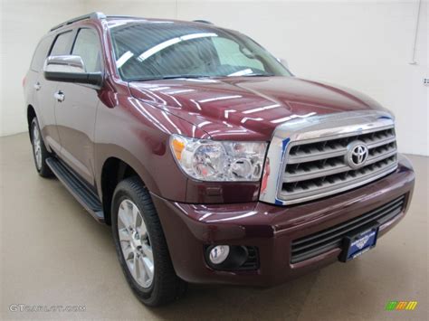 2011 Cassis Pearl Red Toyota Sequoia Limited 4wd 65480731 Gtcarlot