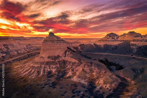 Scottsbluff National Monument Stock Photo | Adobe Stock