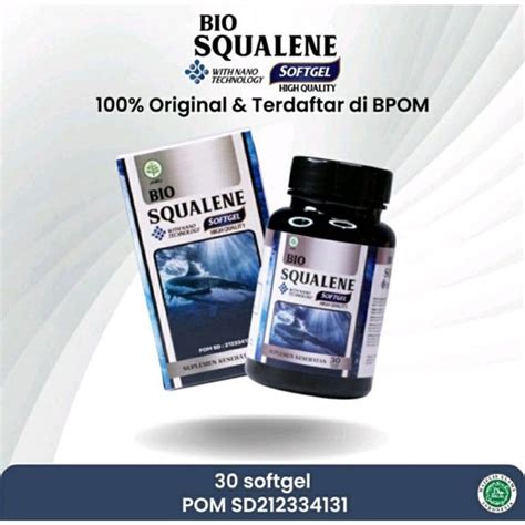 Jual Bio Squalene Softgel Obat Penambah Asli Original Vitamin Minyak