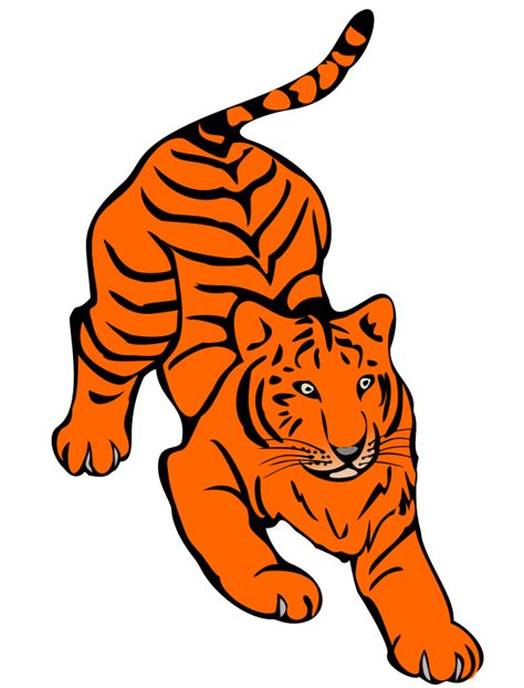 Orange Tiger - Openclipart