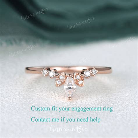 Rose Gold Ring Enhancer Women Wedding Ring Enhancer Wedding - Etsy