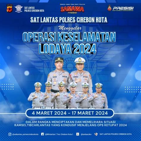 Sat Lantas Polresta Cirebon Gelar Operasi Keselamatan 2024 Mudanesia