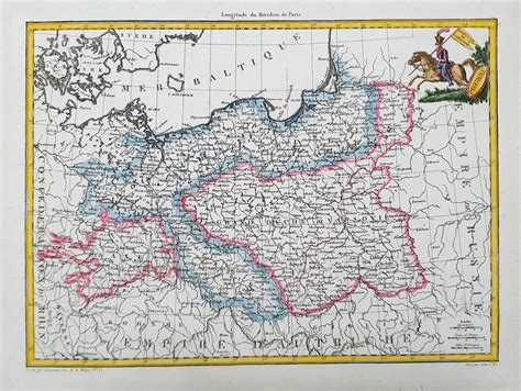 Europe Map Prussia Lithuania Poland Warsaw North East Europe