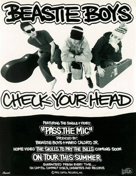 Beastie Boys - Check Your Head (Album promo ad) [30 years old today ...