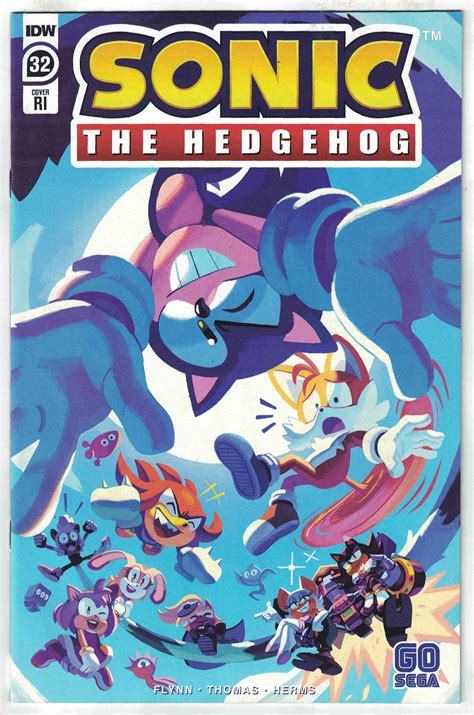 Sonic The Hedgehog 32 110 Nathalie Fourdraine Variant Idw 2018 Vfnm 1 Ultimate Comics