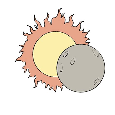 How To Draw An Eclipse Easy Drawing Tutorial For Kids