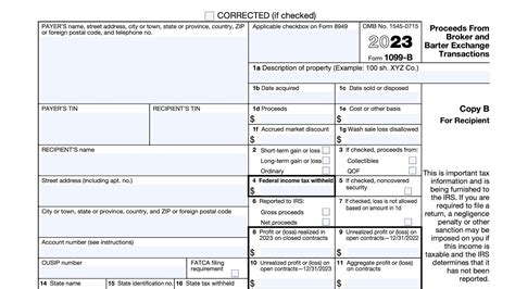 Irs Form B Walkthrough Proceeds From Broker And Barter Exchange