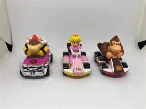Nintendo Hot Wheels Super Mario Kart Bowser Peach Donkey Kong Car Set On Carousell