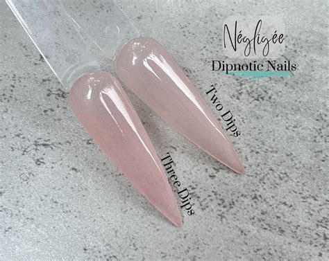 N Glig E Sheer Nude Pink Nail Dip Powder The Sheer Nude Collection Etsy
