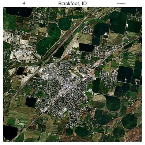 Aerial Photography Map of Blackfoot, ID Idaho