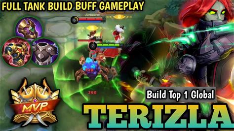 Terizla Best Build Full Tank Buff Gameplay Terizla Build Top