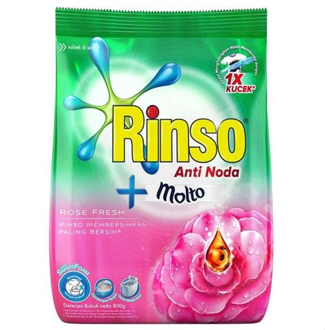 Jual RINSO MOLTO ROSE FRESH DETERJEN BUBUK 800 GRAM Di Lapak Toko