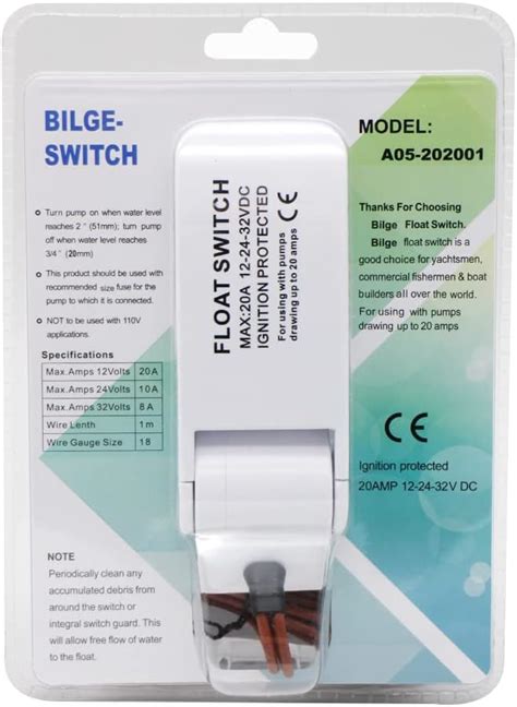 Amazon Huixhao Bilge Pump Switch Automatic Bilge Pump Float