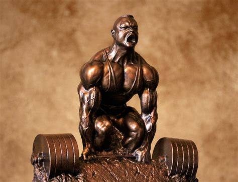 Powerlifting Male Niels Andersen Sculptures