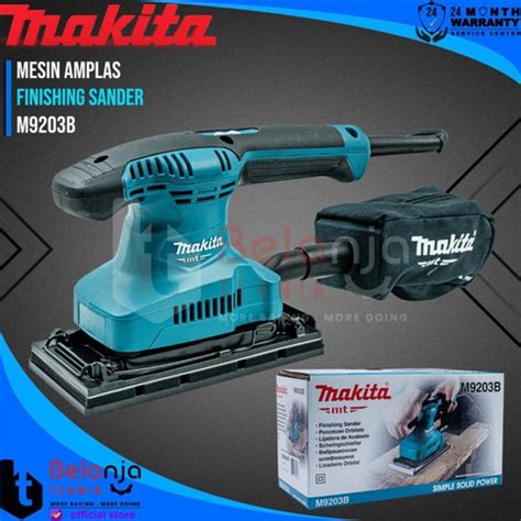 Promo Makita MT Mesin Amplas Maktec M9203B 190Watt Finishing Sander M