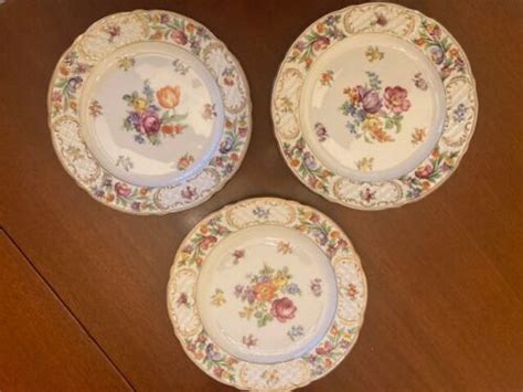 Empress Dresden Flowers Luncheon Plate Schumann Bavaria Ebay