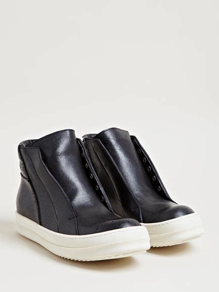 Rick Owens Rick Owens Womens Island Dunk Shoes in Black - Lyst