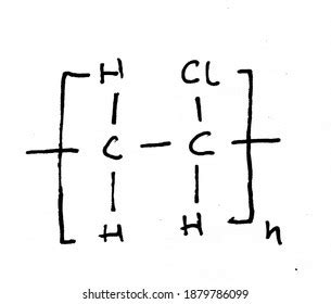 Structure Polyvinyl Chloride Handwritten Stock Illustration 1879786099 ...