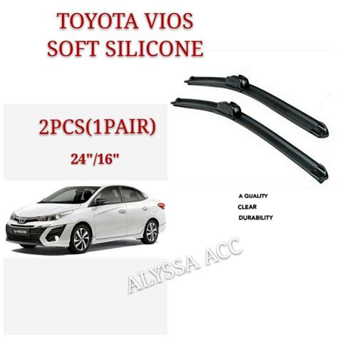 Toyota Vios Soft Silicone Wiper Lazada