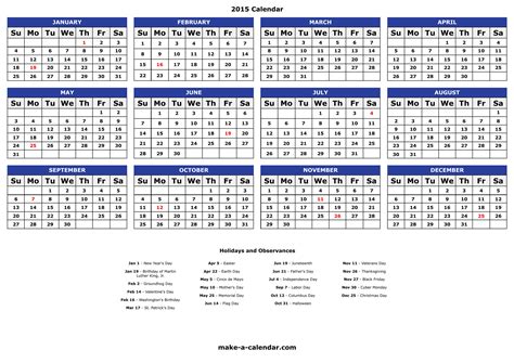 yearly calendar print   holidays week numbers