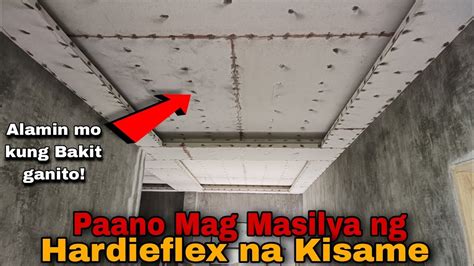 Paano Mag Masilya Ng Hardieflex Na Kisame Sa Unang Paraan Youtube