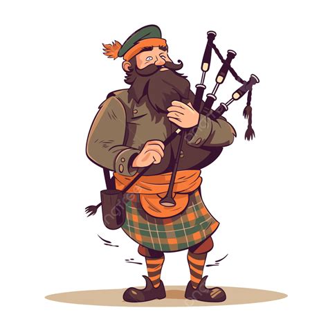 Irish Bagpipes Clipart