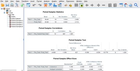 Spss Report Writing Sample