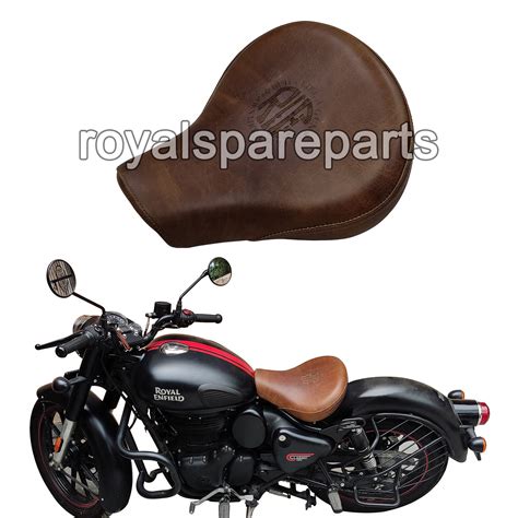 Fit For Royal Enfield Classic Reborn 350 D4 Leather Low Rider Seat Ebay