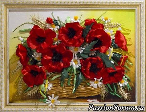 Красота в корзине!!!! | Куплю-продам | Творчество, Атласные ленты, Корзина