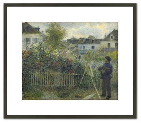 Monet Painting In His Garden At Argenteuil 1873 Paintings By 1000