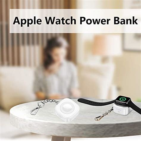 【apple Mfi Certified】 Portable Charger For Apple Watch 1000mah Magnetic