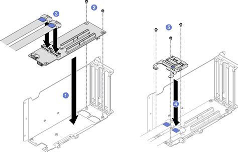 Install a PCIe riser card | SR850 V3 | Lenovo Docs