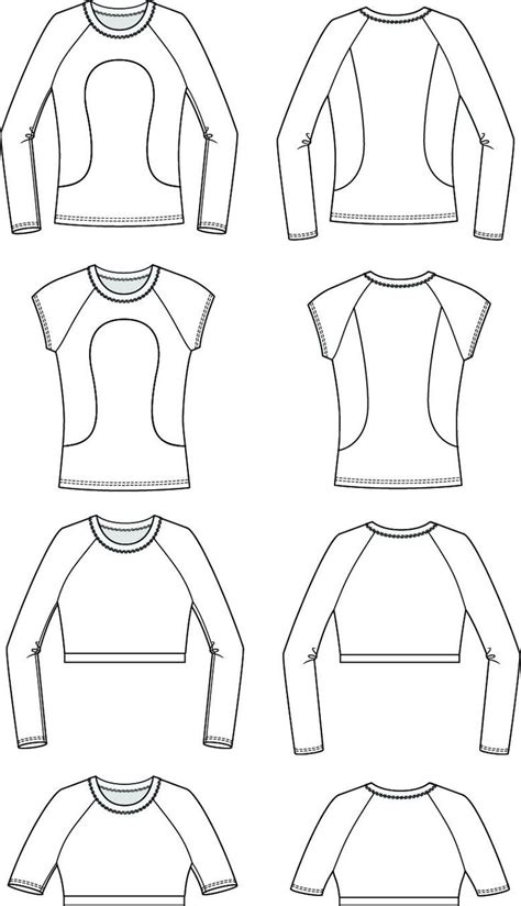 Waimea Rash Guard Pdf Sewing Pattern Sewing Patterns Pdf Sewing