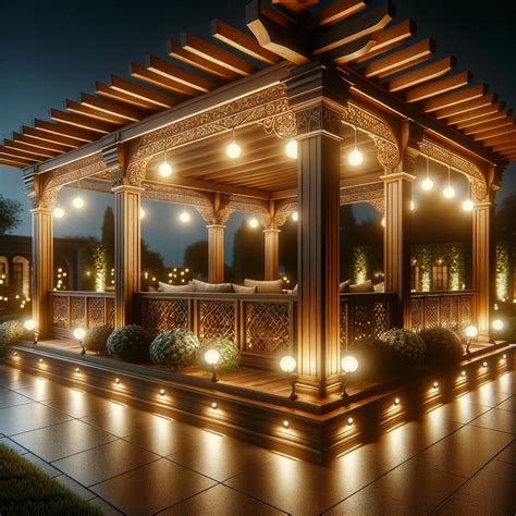 10 Beautiful Pergola Lighting Ideas That You Can Try