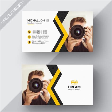 Photography Visiting Card Background