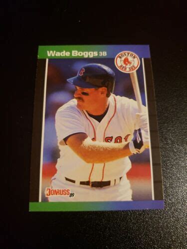 Wade Boggs Donruss Boston Red Sox Hof Ebay