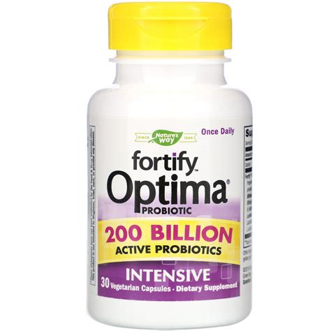 Natures Way Fortify Optima Probiotic Intensive 200 Billion 30