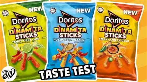 Doritos Dinamita Tangy Fiery Lime Hot Honey Mustard Smoky Chile Queso Youtube