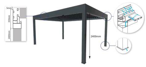 Pergola Bioclimatique Suncontrol Iii Option Titan Adoss E