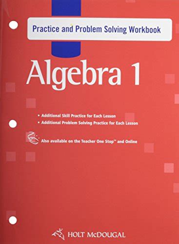 Holt Mcdougal Algebra Consumable Student Practice And Problem