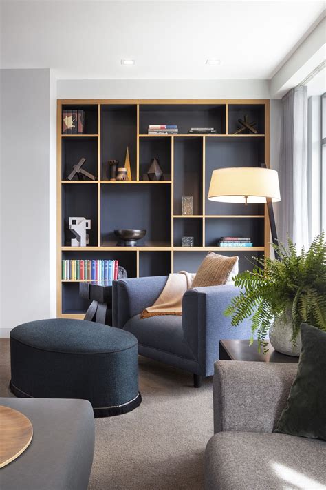 modern office shelving ideas - Rigoberto Small