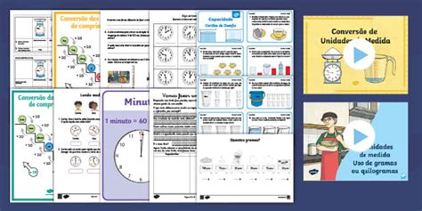 Unidades De Medida Pacote De Atividades Teacher Made